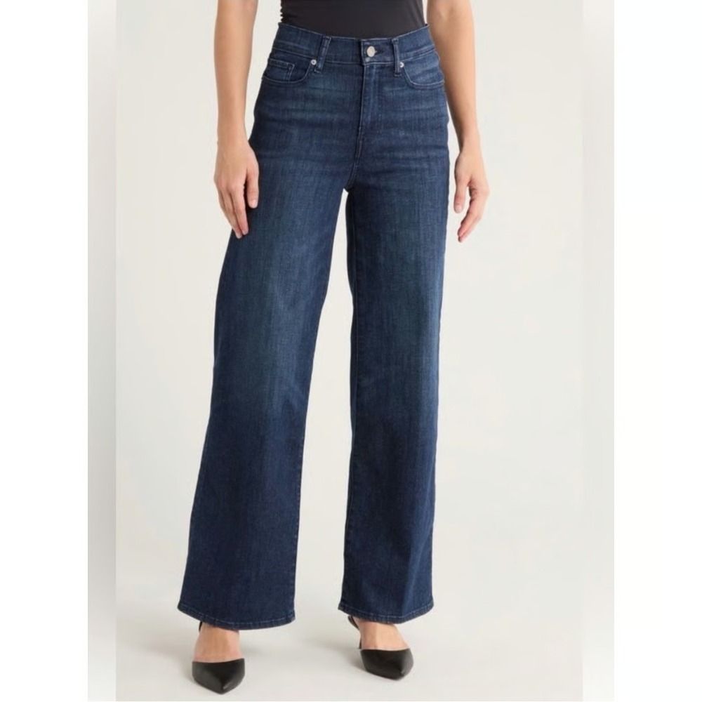 FRAME Denim Le Slim Palazzo High Waist Wide Leg Jeans in Guilty Women 29 NWT